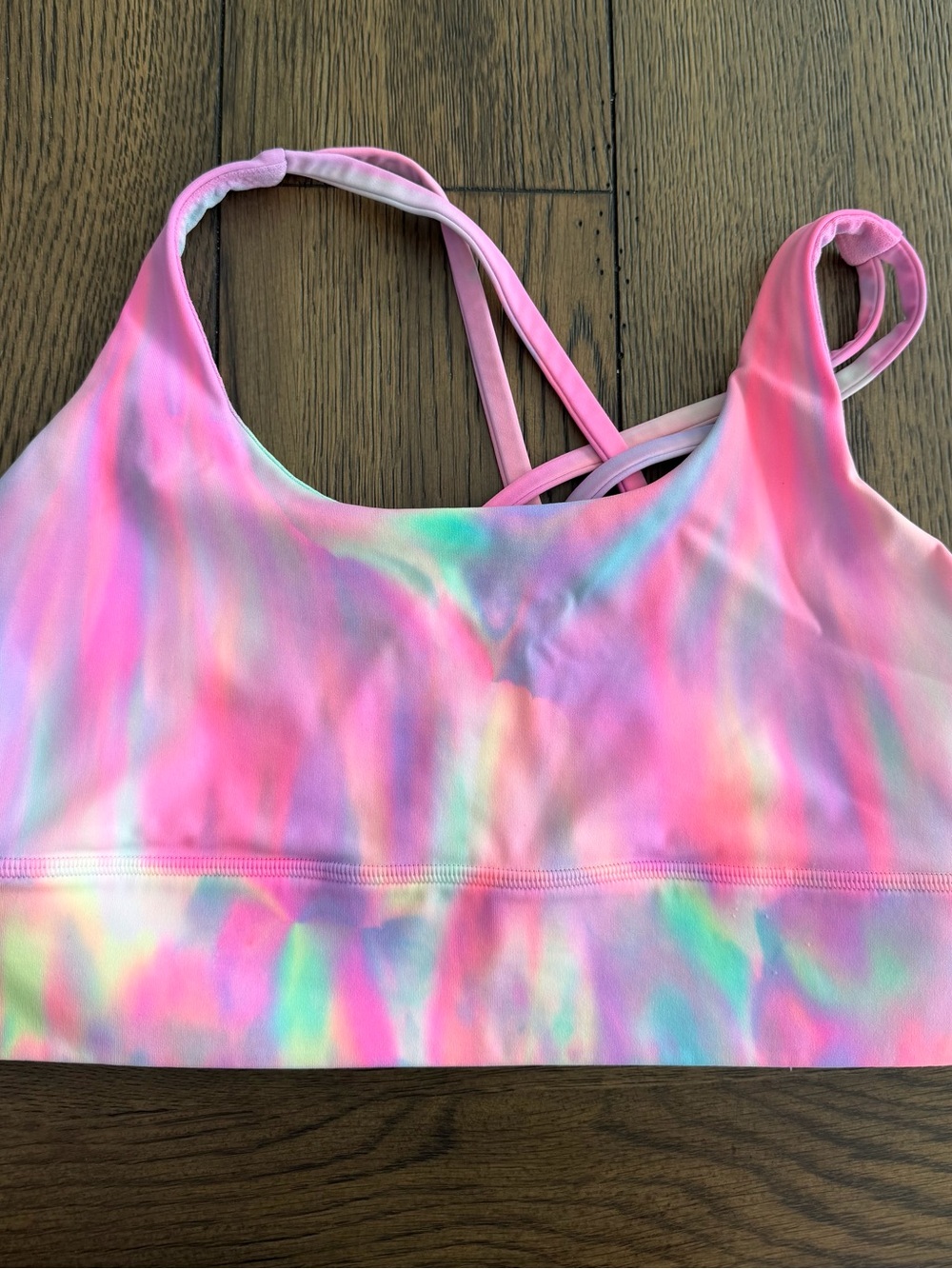 Lululemon Energy Bra Longline - Psychedelic Wash Multi (Size 8)
